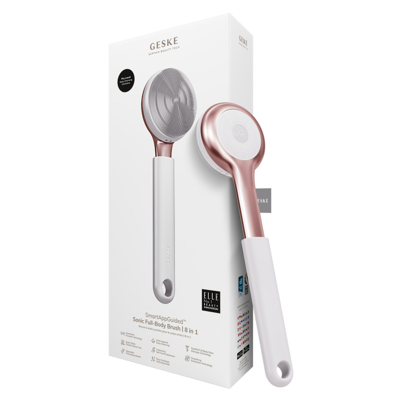 Ультразвукова щітка для всього тіла GESKE Sonic Full-Body Brush&Intensive Exfoliator 8 в 1 starlight