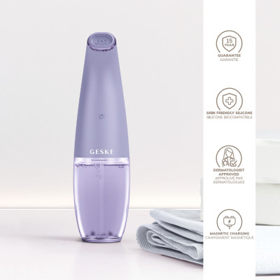 Очищуючий засіб для обличчя GESKE Aqua-Stream Face Cleanser 8 в 1 purple