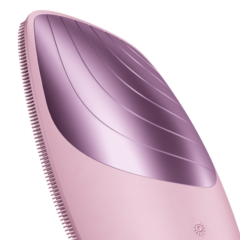 Електронна звукова термощітка для обличчя GESKE Sonic Thermo Facial Brush 6 в 1 pink