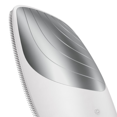 Електронна звукова термощітка для обличчя GESKE Sonic Thermo Facial Brush 6 в 1 white