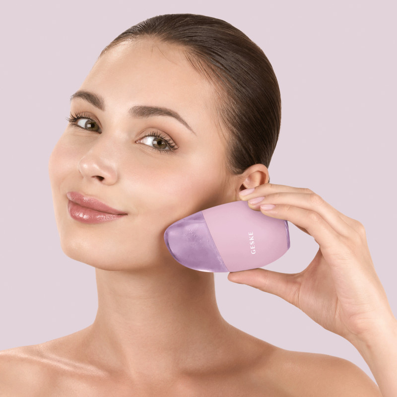 Масажер для обличчя GESKE Cool&Warm Eye and Face Massager 7 в 1 pink