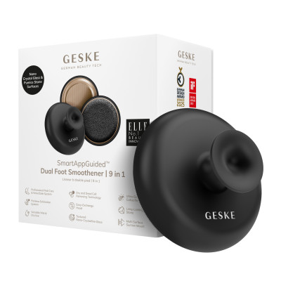 Набір для догляду за стопами із ручкою GESKE Dual Foot Smoothener gray Набір для догляду за стопами із ручкою GESKE Dual Foot Smoothener gray