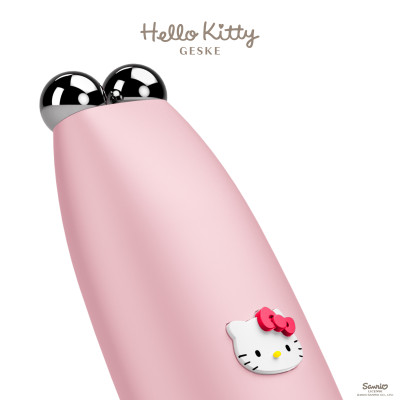 Мікрострумова ручка для підтяжки обличчя GESKE MicroCurrent Face-Lift Pen by Hello Kitty pink