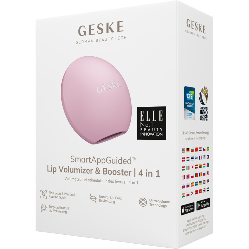 Пристрій для збільшення обʼєму губ GESKE Lip Volumizer&Booster 4 в 1 Small pink