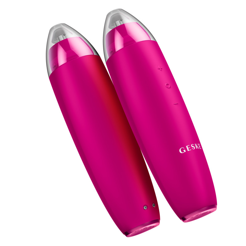 Мікродермабразійний пристрій для видалення чорних цяток GESKE MicroDermabrasion Blackhead Remover 7 в 1 magenta