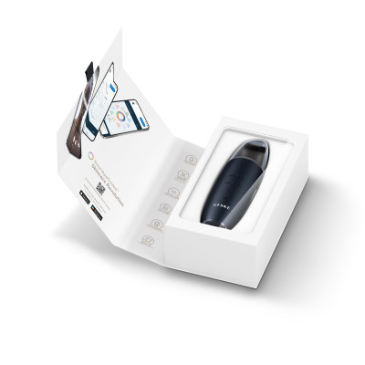 Мікрострумовий скрабер для шкіри та усунення чорних точок GESKE MicroCurrent Skin Scrubber&Blackhead Remover 9 в 1 black