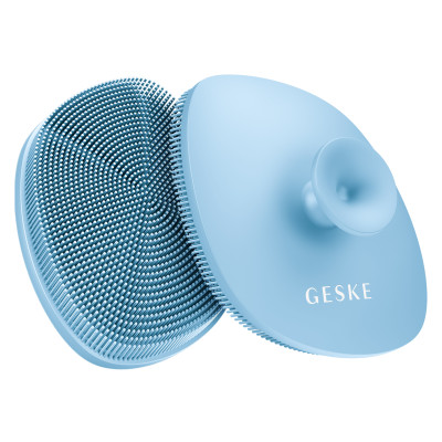 Щітка для обличчя GESKE Facial Brush з тримачем aquamarine