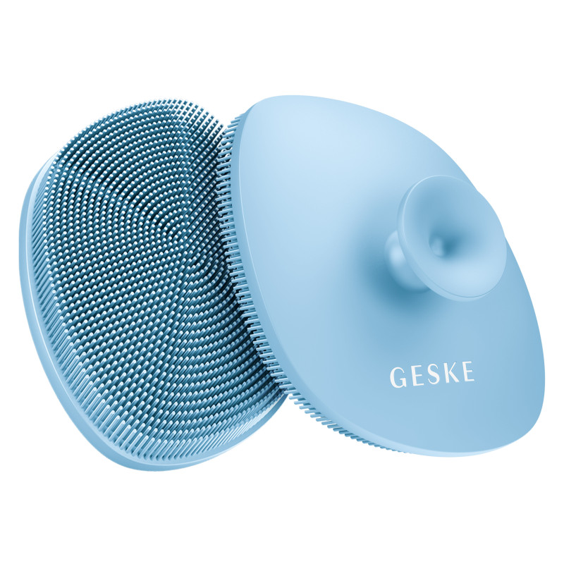 Щітка для обличчя GESKE Facial Brush з тримачем aquamarine