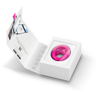 Масажер для очей GESKE Cool&Warm Eye Massager 7 в 1 magenta