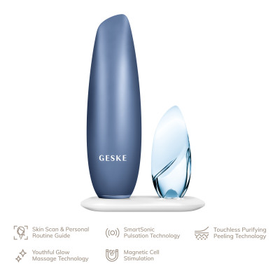 Безконтактна магнітна пілінг-маска GESKE Touchless Magnetic Peeling Mask 5 в 1 aquamarine