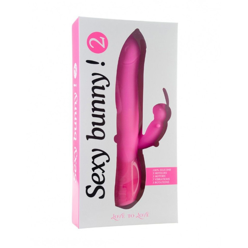 Вібратор-кролик Love To Love Sexy Bunny 2, з обертанням головки, 3 вібромотора