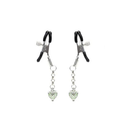 Затискачі для сосків Liebe Seele Glow-in-dark Nipple Clamps Green Затискачі для сосків Liebe Seele Glow-in-dark Nipple Clamps Green