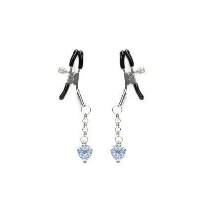 Затискачі для сосків Liebe Seele Glow-in-dark Nipple Clamps Blue Затискачі для сосків Liebe Seele Glow-in-dark Nipple Clamps Blue