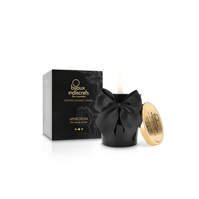 Свічка для масажу Bijoux Cosmetiques MELT MY HEART, троянда, жасмин, іланг-іланг, 70 гр з афродизіаком