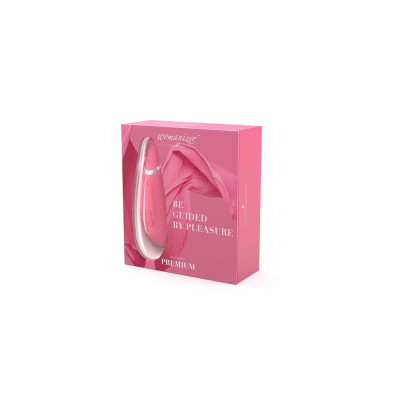 Безконтактний стимулятор клітора Womanizer Premium (малиновий)