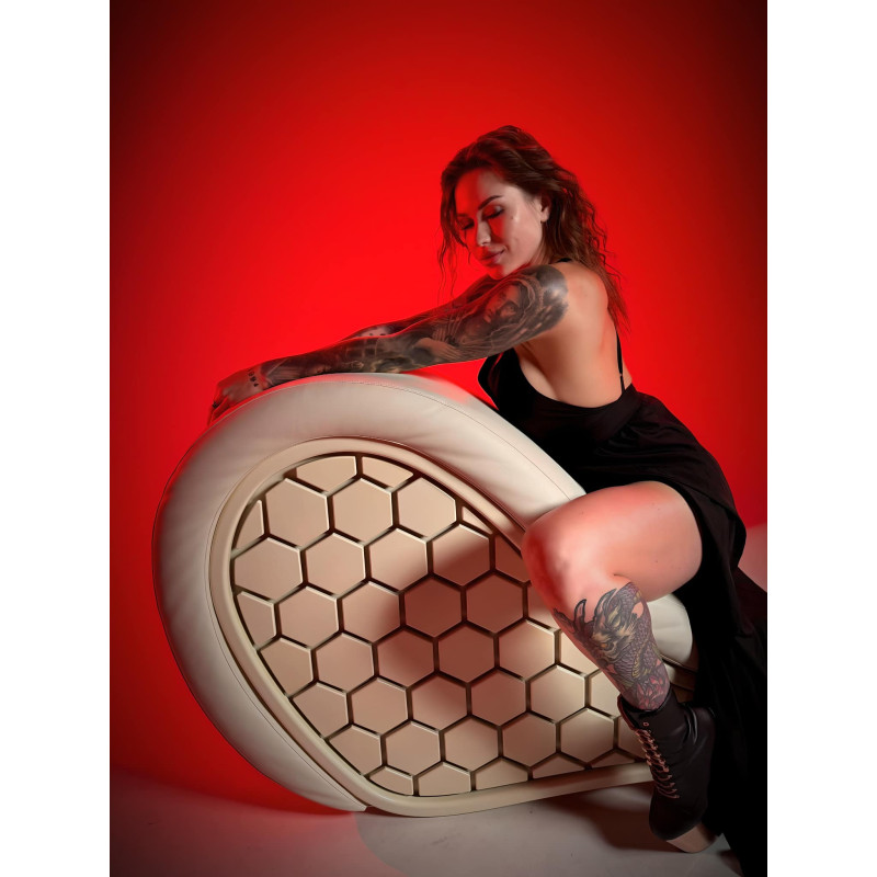 Тантра диван-крісло Chair VENOM Smart Led 185х85х45 см Ivory