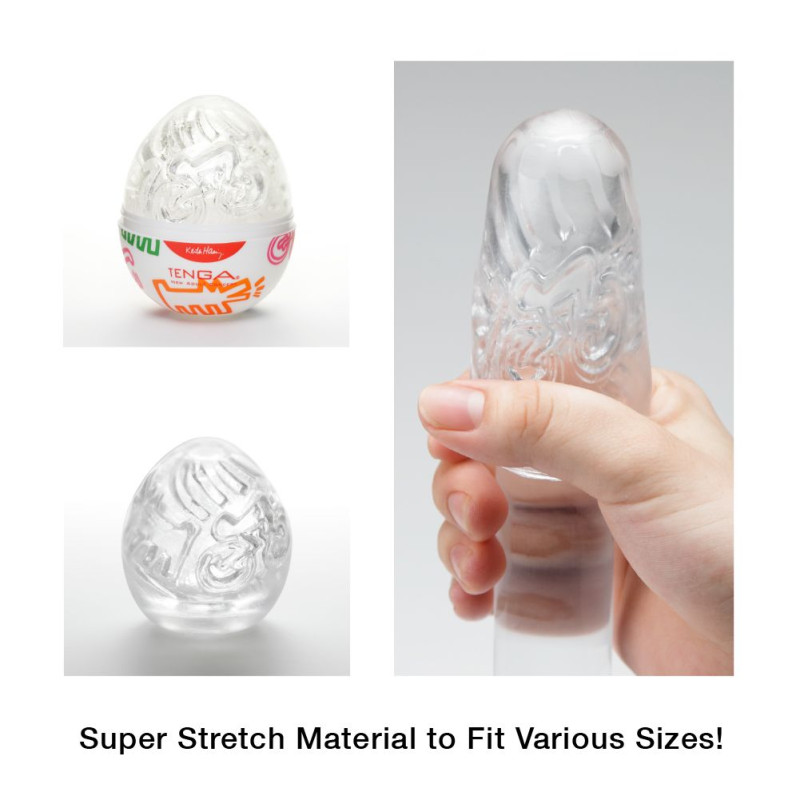 Мастурбатор яйце Tenga Egg Keith Haring Street