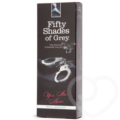 Металлические наручники для секса ТЫ. МОЯ. Fifty Shades of Grey