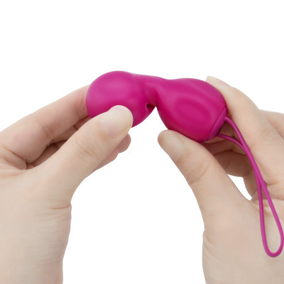 Вагінальні кульки Nomi Tang IntiMate Plus, вага: 83гр і 139гр, колір: рожевий