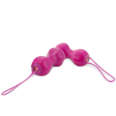 Вагінальні кульки Nomi Tang IntiMate Plus, вага: 83гр і 139гр, колір: рожевий