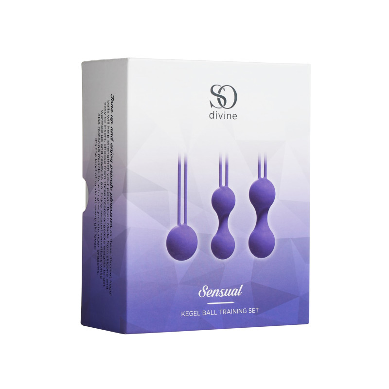 Набір вагінальних кульок Кегеля Sensual Kegel Balls So Divine (Велика Британія)
