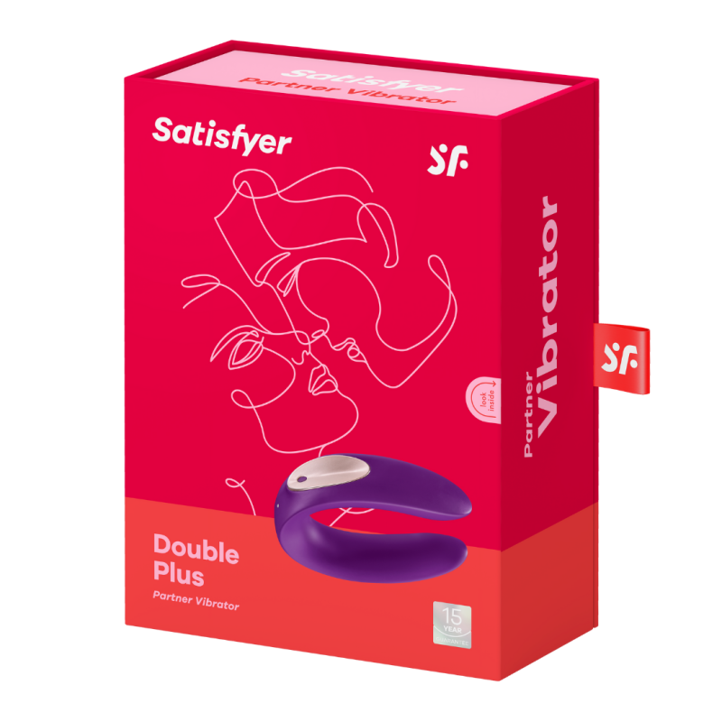 Вібратор для пар Satisfyer Double Plus