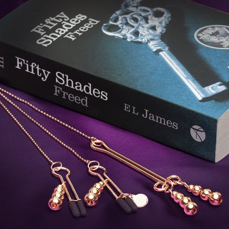 Зажимы для сосков и клитора ОТДАЙСЯ ОЩУЩЕНИЯМ Fifty Shades Freed