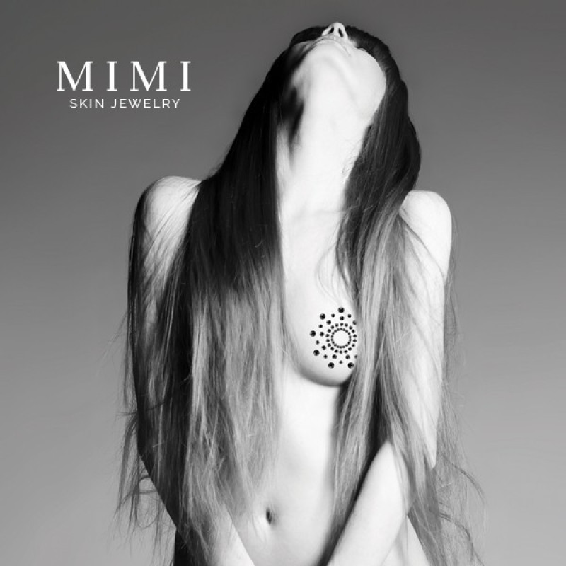 Украшения для груди со стразами MIMI Classic цвет: изумрудный Bijoux Indiscrets