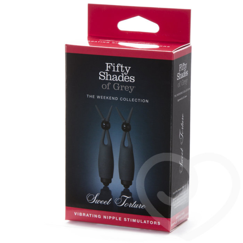 Затискачі для сосків з вібрацією Солодке катування Fifty Shades of Grey